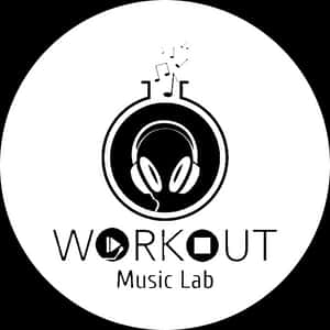 Workout Music Lab Logo PNG image with transparent background