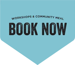 Workshops Community Meal Book Now Banner PNG Image