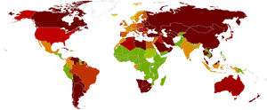 World Map_ Colored By Region PNG image with transparent background