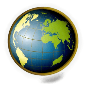 World Map Globe PNG dqb54 PNG image with transparent background