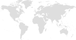 World Map Silhouette PNG Image