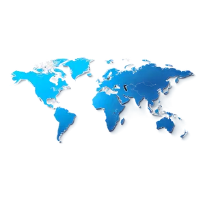 World Map Vector Flat Design Png 06262024 PNG Image