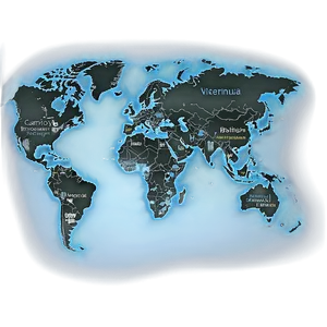 World Map Vector With Names Png 23 PNG Image