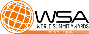 World Summit Awards Winner2018 Logo PNG image with transparent background