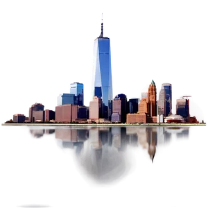 World Trade Center Skyline Png Bfj PNG Image