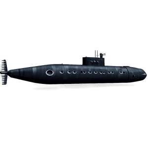 World War II Submarine PNG 05252024 PNG image with transparent background