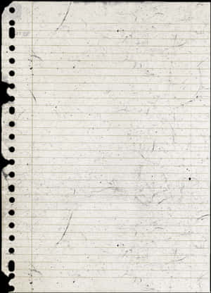 Vintage Notebook Paper PNG image with transparent background