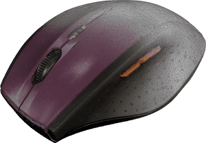 Worn Purple Computer Mouse PNG image with transparent background