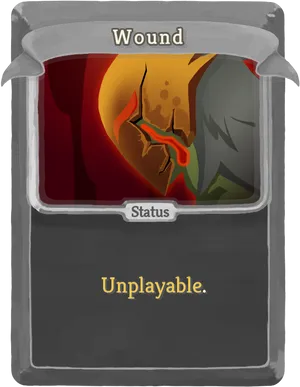 Wound_ Status_ Card_ Artwork PNG Image
