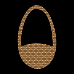 Woven Basket Easter Egg PNG image with transparent background
