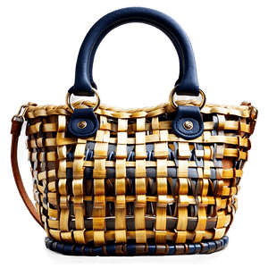 Woven Handbag PNG moc PNG image with transparent background