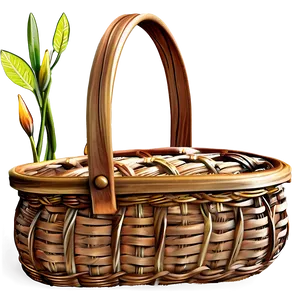 Woven Picnic Basket Png 94 PNG Image