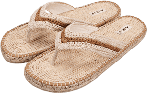 Sandals-straw - Sandalias De Paja Png, Transparent Png PNG image with transparent background