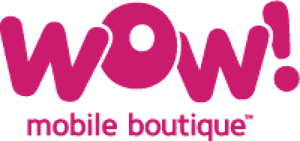 Wow Mobile Boutique Logo PNG image with transparent background