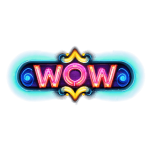 Wow Neon Sign PNG rsk PNG image with transparent background