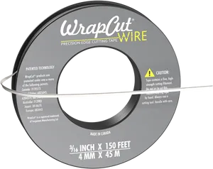 Wrap Cut Wire Precision Edge Cutting Tape PNG Image