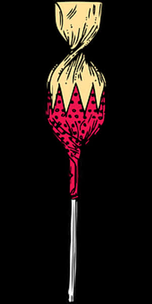 Wrapped Candy Illustration PNG image with transparent background