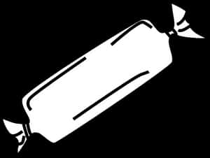 Wrapped Candy Silhouette PNG image with transparent background