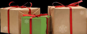 Brown Paper Christmas Presents Png , Png Download - Christmas Presents Png, Transparent Png PNG image with transparent background