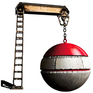 Wrecking Ball For Building Demolition Png Val PNG Image