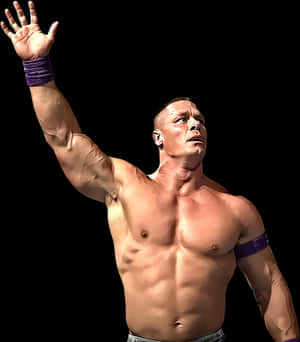 Wrestler Raising Handin Victory PNG image with transparent background