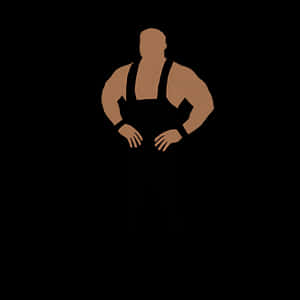 Wrestler Silhouette Black Background PNG image with transparent background