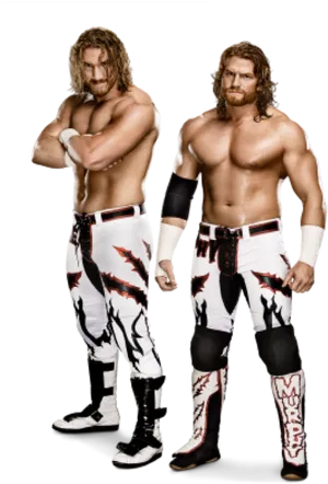 Wrestler_ Twin_ Stance PNG Image