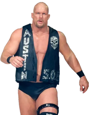 Wrestler_with_ Austin_ Vest PNG Image