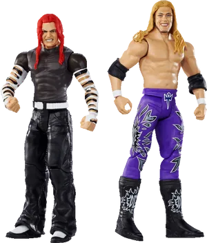 Wrestling Action Figures Edge Variants PNG Image