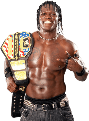 R-truth Png Wrestler Wwe - Wwe Champion R Truth, Transparent Png PNG