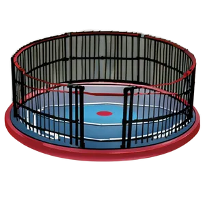 Wrestling Ring Cage Match Png Bot PNG Image