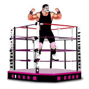 Wrestling Ring Cage Match Png Uit41 PNG Image