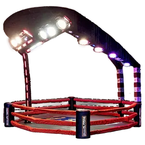 Wrestling Ring Under Spotlight Png 54 PNG Image