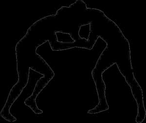 Professional Wrestling Clip Art - Wrestle Silhouette, HD Png Download PNG with transparent background