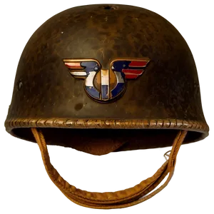 Ww2 Helmet With Markings Png Afh PNG Image