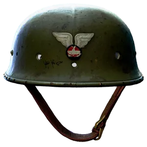 Ww2 Helmet With Markings Png Jxs30 PNG Image