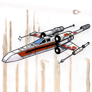 X Wing Illustration Png Nvy65 PNG Image