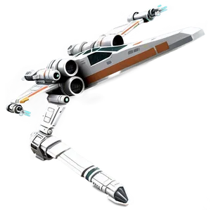 X Wing Spacecraft Png 87 PNG Image