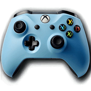 Xbox Controller Blue Fade PNG 10 PNG image with transparent background