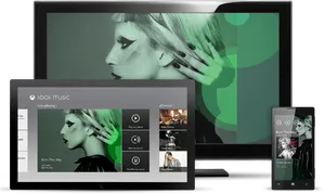 Xbox Music Player Devices PNG Image