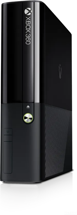 Xbox360 Console Vertical Standing PNG Image