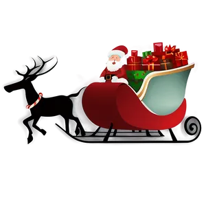 Xmas Sleigh Clipart Png Ypq PNG Image