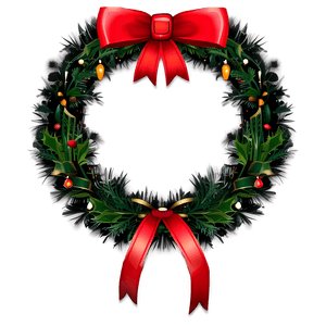 Xmas Wreath PNG crp55 PNG