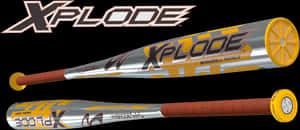 Xplode Baseball Bat Design PNG