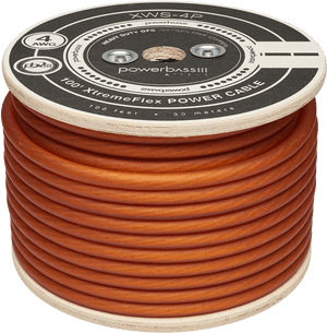 Xws-4p 4 Awg Power Wire - Transparent Orange 0 Gauge Wire, HD Png Download PNG image with transparent background