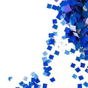 Yale Blue Confetti Spread Png Dyc PNG Image