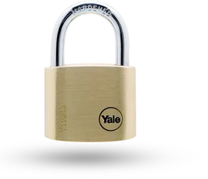 Yale Padlock Security Device PNG Image