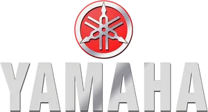 Yamaha Logo Redand White PNG Image