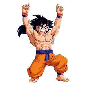 Yamcha's Victory Pose Png 32 PNG Image