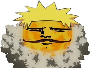 Yaranaika Face Naruto Parody PNG Image